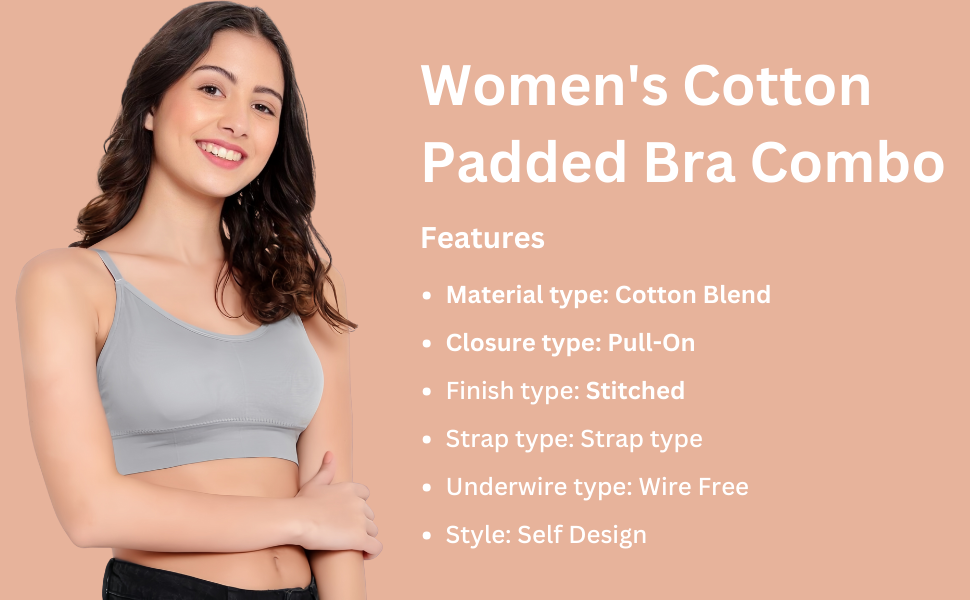 Seamless Padded Bra (Pack of 2)